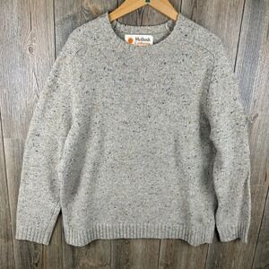 Mollusk California Cambridge Sweater Mens Large Crewneck Wool Nylon Alpaca